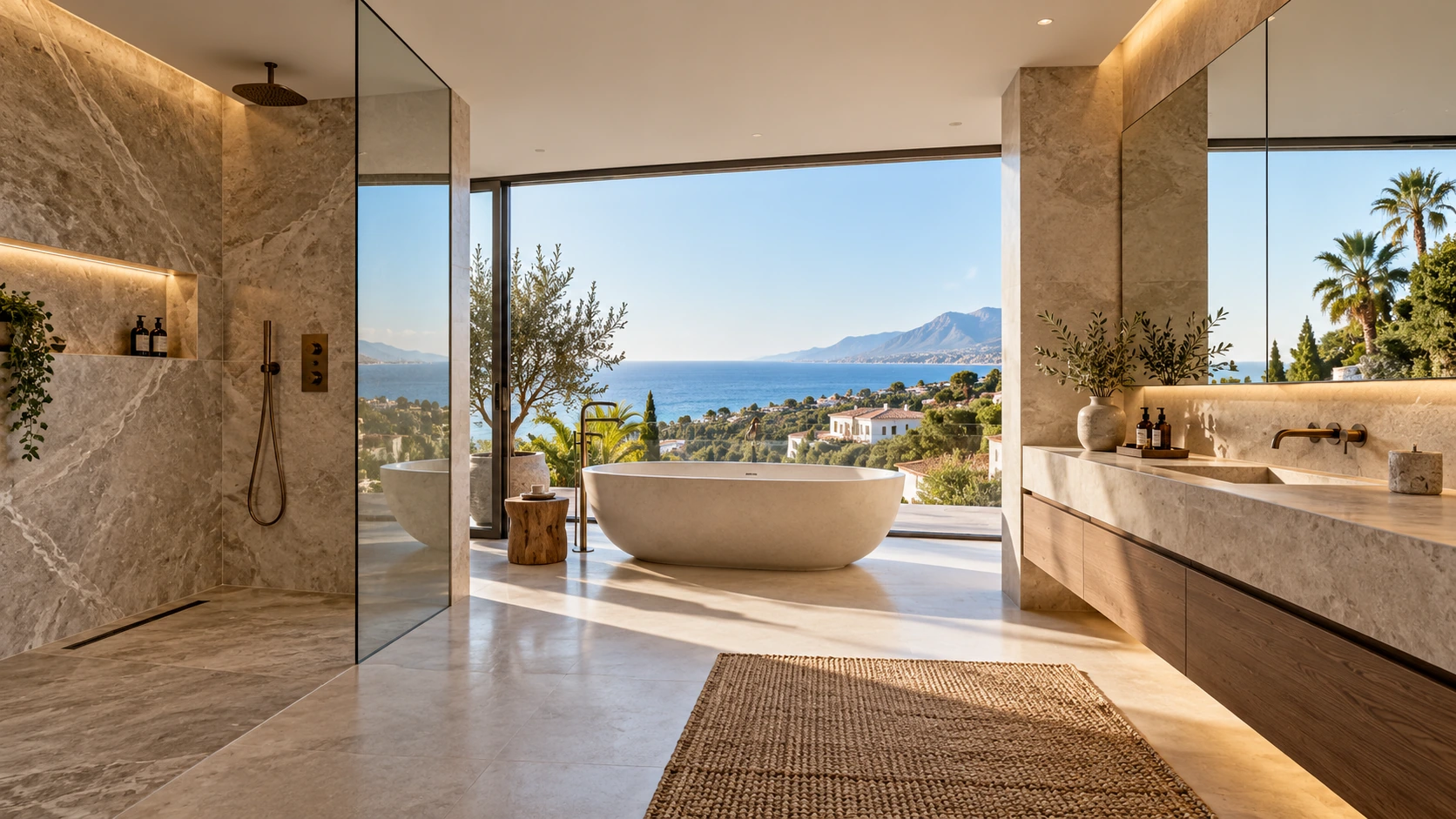 Baño contemporáneo reformado